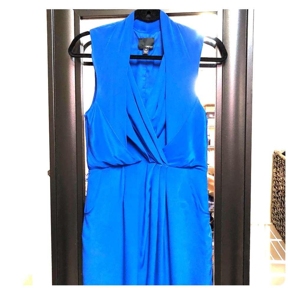 Greylin 100% Silk Cocktail Dress